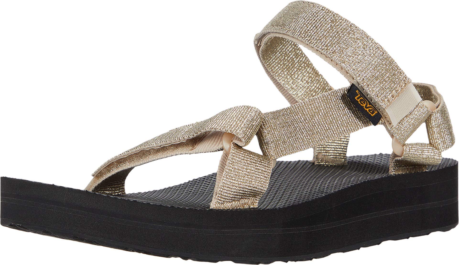 Teva Women's Midform Universal Sandal, Metallic Champagne, 10