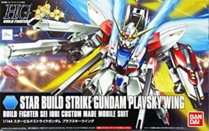 bandai hobby - gundam build fighters - #09 star build strike gundam plavsky wing, bandai spirits hgbf 1/144 model kit
