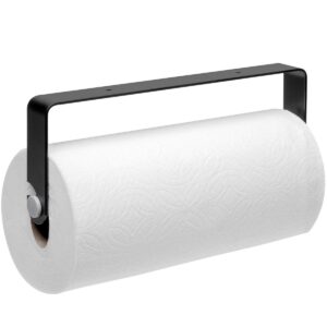 teengo paper towel holder under cabinet, no drilling & wall mount with 2 self adhesives for kitchen