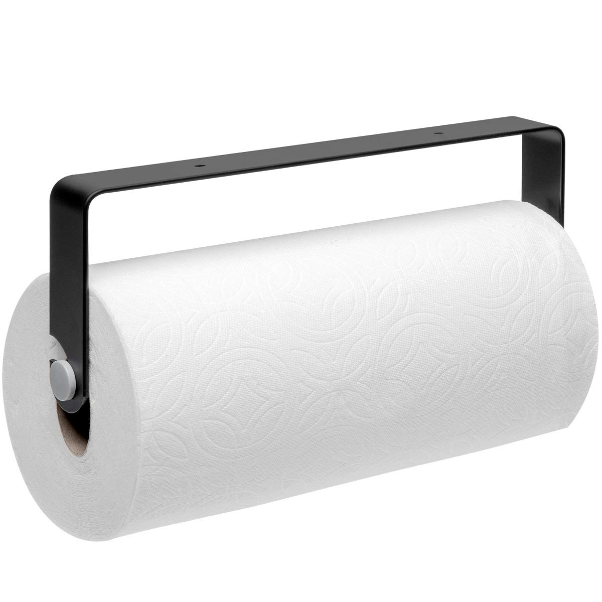 TeenGo Paper Towel Holder Under Cabinet, No Drilling & Wall Mount with 2 Self Adhesives for Kitchen