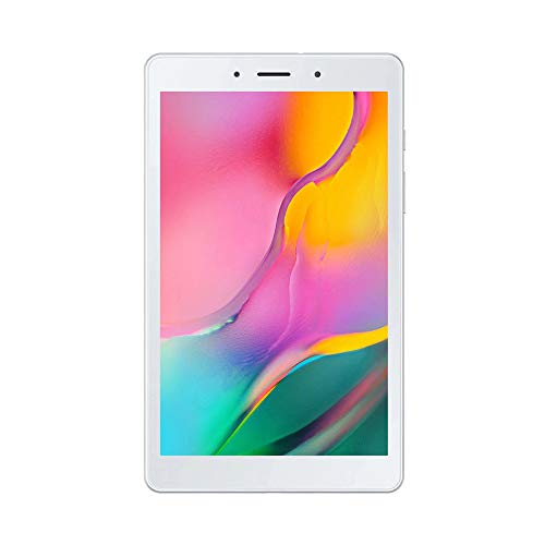 Samsung Galaxy Tab A 8.0" (2019, WiFi + Cellular) 32GB, 5100mAh Battery, 4G LTE Tablet & Phone (Makes Calls) GSM Unlocked SM-T295, International Model (32 GB, Silver)