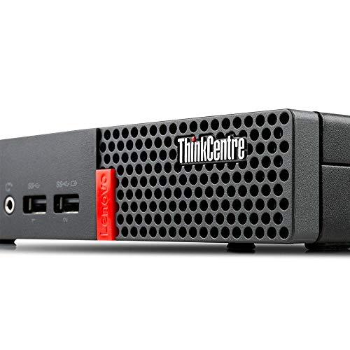 Lenovo Thinkcentre M910q Tiny PC Black - Intel Quad Core i5-6500T 2.5GHz / 8GB-DDR4 / 256GB SSD / Windows 10 Pro (Renewed)