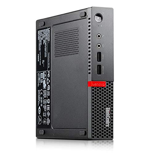 Lenovo Thinkcentre M910q Tiny PC Black - Intel Quad Core i5-6500T 2.5GHz / 8GB-DDR4 / 256GB SSD / Windows 10 Pro (Renewed)