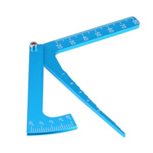 tbest rc adjustable ruler, adjusting height and wheel rims camber multi angle measuring tool for on-road rc car rc camber gauge rc ride height gauge rc camber and toe gauge rc car tools