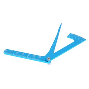 Tbest RC Adjustable Ruler, Adjusting Height and Wheel Rims Camber Multi Angle Measuring Tool for On-Road RC Car Rc Camber Gauge Rc Ride Height Gauge Rc Camber and Toe Gauge Rc Car Tools