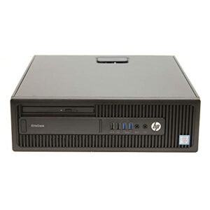 HP EliteDesk 800 G2 Business Desktop, Intel Core i7 6700 3.4Ghz, 8GB DDR4 RAM, 256GB SSD Hard Drive, Windows 10 (Renewed)