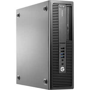 HP EliteDesk 800 G2 Business Desktop, Intel Core i7 6700 3.4Ghz, 8GB DDR4 RAM, 256GB SSD Hard Drive, Windows 10 (Renewed)