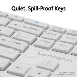Kensington Pro Fit Ergonomic Wireless Keyboard and Mouse - Grey (K75407US)