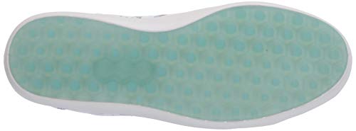 Skechers Men's Women's Go Drive Dogs at Play Spikeless Golf Shoe, White/Blue, 8.5