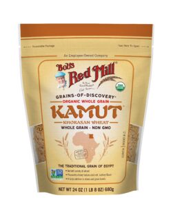 bob's red mill organic kamut(r) khorasan wheat berries, 24-ounce (pack of 4)