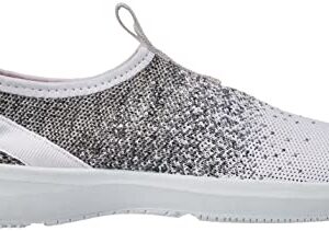 Speedo Women's Water Shoe Surfknit Pro, White/Grey/Black, 8