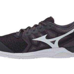 Mizuno Wave Supersonic 2 Womens Volleyball Shoe, Black-Charcoal, 9