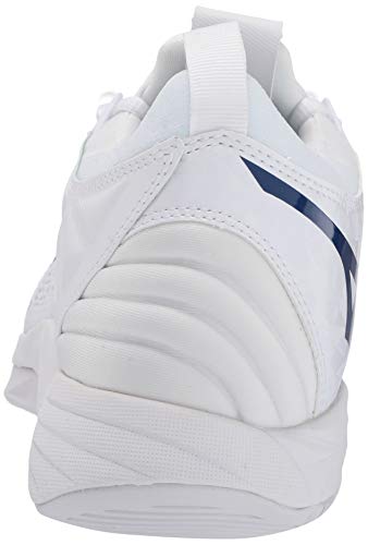 Mizuno 430260.0051.16.1150 Wave Momentum Women's Volleyball Shoe White-Navy (0051) 11 1/2 (1150)