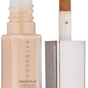 Cover FX Power Play Concealer: Crease-Proof, Transfer-Proof Concealer Provide 16-hour Full Coverage with Powerful Pollution Defense- P Medium 2, 0.33 Fl Oz