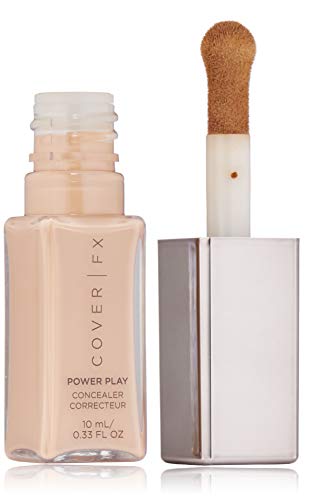 Cover FX Power Play Concealer: Crease-Proof, Transfer-Proof Concealer Provide 16-hour Full Coverage with Powerful Pollution Defense- P Medium 2, 0.33 Fl Oz