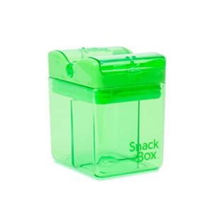 precidio design snack in the box new little finger-friendly eco-friendly reusable snack container (green) 1001gr