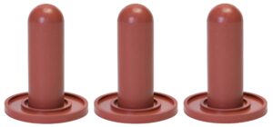 little giant 3 pack of screw-on calf nipples for use with 93sc nipple caps