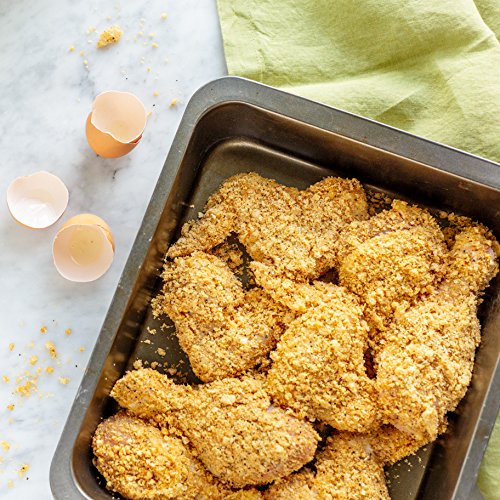 Pork Panko - 0 Carb Pork Rind Bread Crumbs - Keto and Paleo Friendly, Naturally Gluten-Free and Carb-Free (12oz Jar)