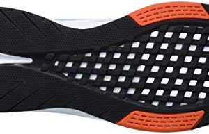 Reebok womens FUSIUM RUN LITE,White/Black/vivid orange,8 M US