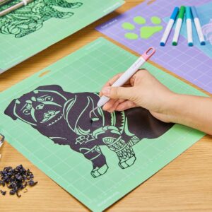 Craft World 12x12 Cutting Mat for Cricut Maker 3/Maker/Explore 3/Air 2/Air/One(Stronggrip, 3 Pieces), Cricket Mat Perfect Stickiness for Thick Material