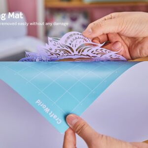 Craft World 12x12 Cutting Mat for Cricut Maker 3/Maker/Explore 3/Air 2/Air/One(Stronggrip, 3 Pieces), Cricket Mat Perfect Stickiness for Thick Material