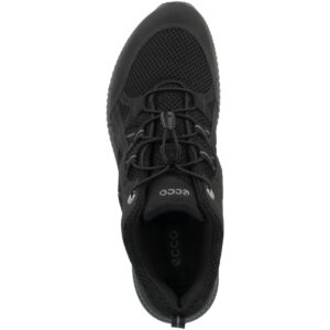 ECCO Women's Walking Sneaker, Black, 9