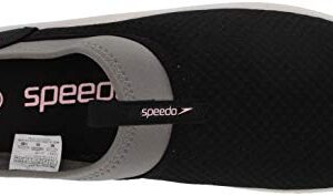 Speedo Women's Water Shoe Tidal Cruiser, Black/Pink, 7 Womens US