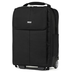airport advantage xt rolling carry-on camera bag - black
