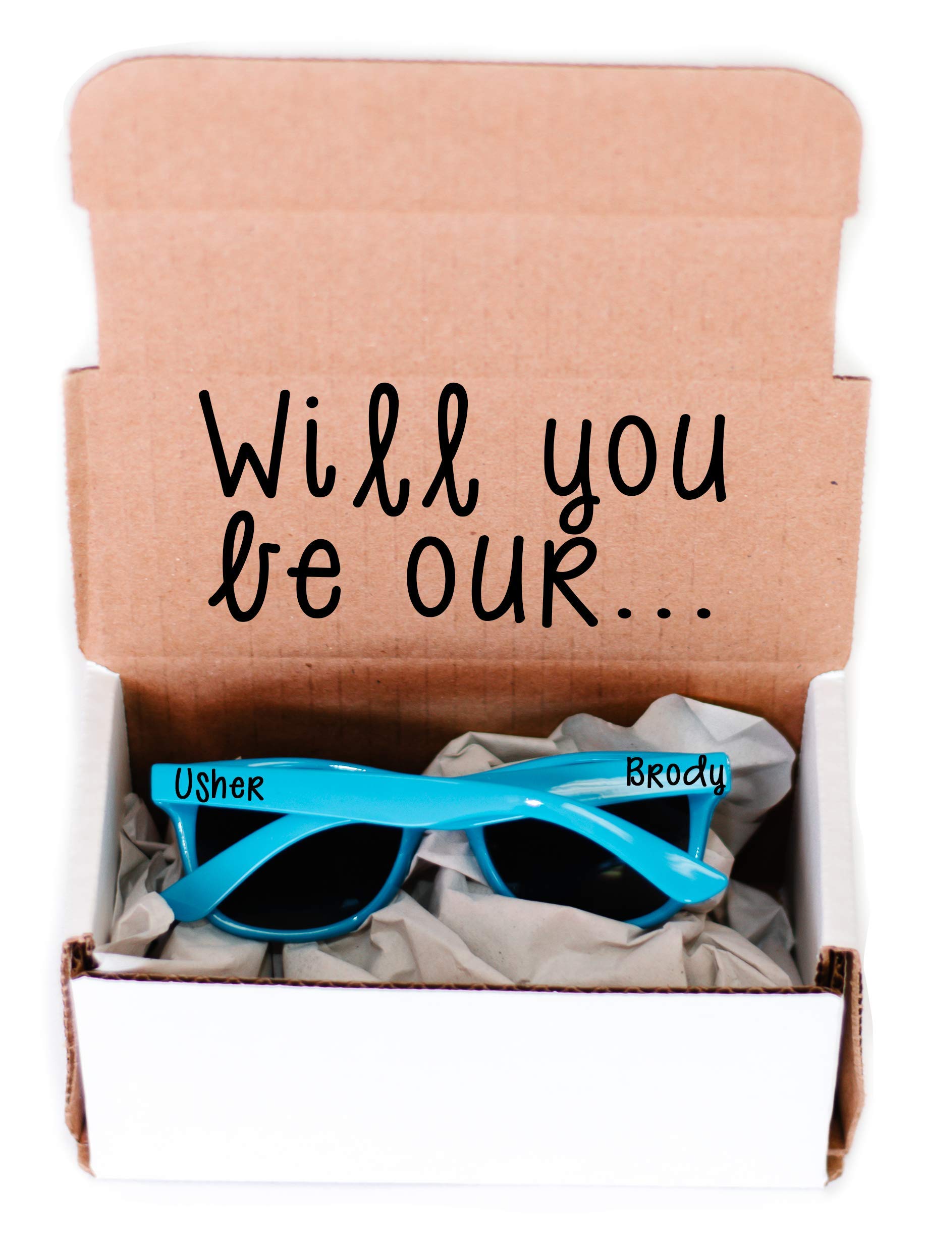 Usher Sunglasses, Usher Gifts, Usher Proposal Ideas, Wedding Usher Gift, Kid Usher Gift Idea, Will You Be Our Usher