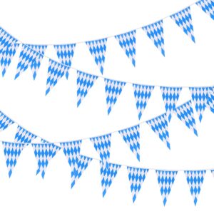 FEPITO 98 Feet Oktoberfest Bavarian Pennant Banner Flag, Oktoberfest Decorations Octoberfest Party Supplies