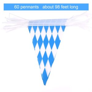 FEPITO 98 Feet Oktoberfest Bavarian Pennant Banner Flag, Oktoberfest Decorations Octoberfest Party Supplies