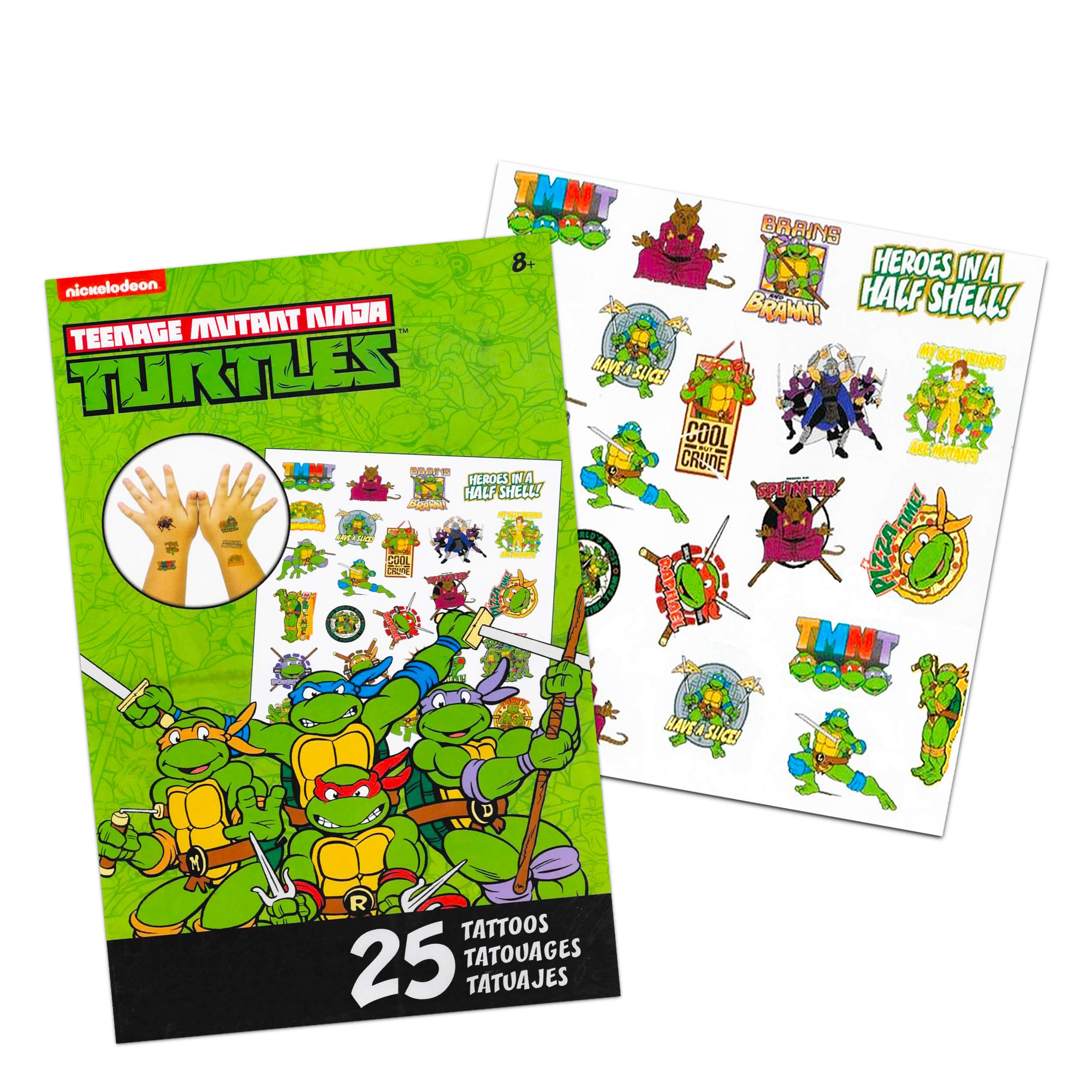 Superhero Tattoos for Boys Kids Party Bundle - 200 Licensed Temporary Tattoos Featuring Transformers, Teenage Mutant Ninja Turtles, and Marvel Avengers (Party Supplies)