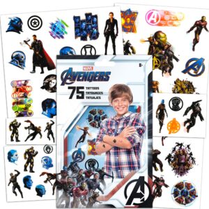 Superhero Tattoos for Boys Kids Party Bundle - 200 Licensed Temporary Tattoos Featuring Transformers, Teenage Mutant Ninja Turtles, and Marvel Avengers (Party Supplies)
