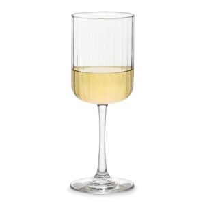 libbey paneled all purpose wine glasses, 13.5-ounce, set of 4
