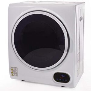 barton tumble dryer white w/digital timer automatic portable electric rv apartment clothes laundry compact