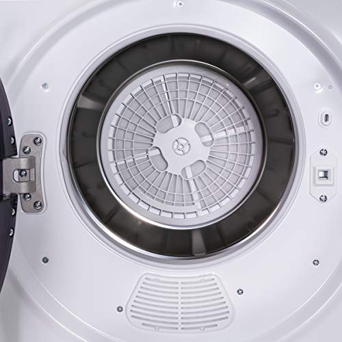 Barton Tumble Dryer White w/Digital Timer Automatic Portable Electric RV Apartment Clothes Laundry Compact