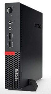 lenovo thinkcentre m910q tiny desktop (black) - intel quad-core i7-6700t 2.90ghz - 16gb ram - 256gb ssd - win 10 pro (renewed)
