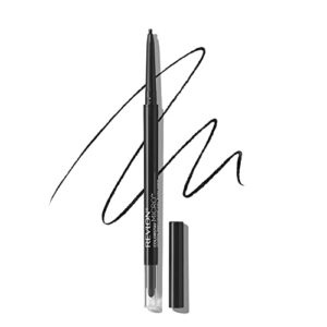 revlon gel eyeliner, colorstay micro hyper precision eye makeup with built-in smudger, waterproof, longwearing with micro precision tip, 214 black, 0.01 oz