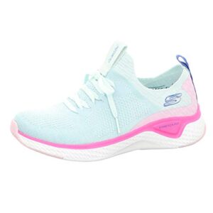 Skechers Women's 13325-lbmt_38 Sneaker, Light Blue/Multi, 8 M US