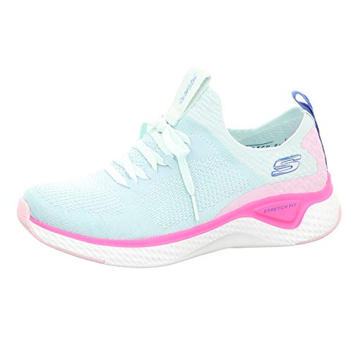 Skechers Women's 13325-lbmt_38 Sneaker, Light Blue/Multi, 8 M US