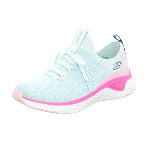 Skechers Women's 13325-lbmt_38 Sneaker, Light Blue/Multi, 8 M US