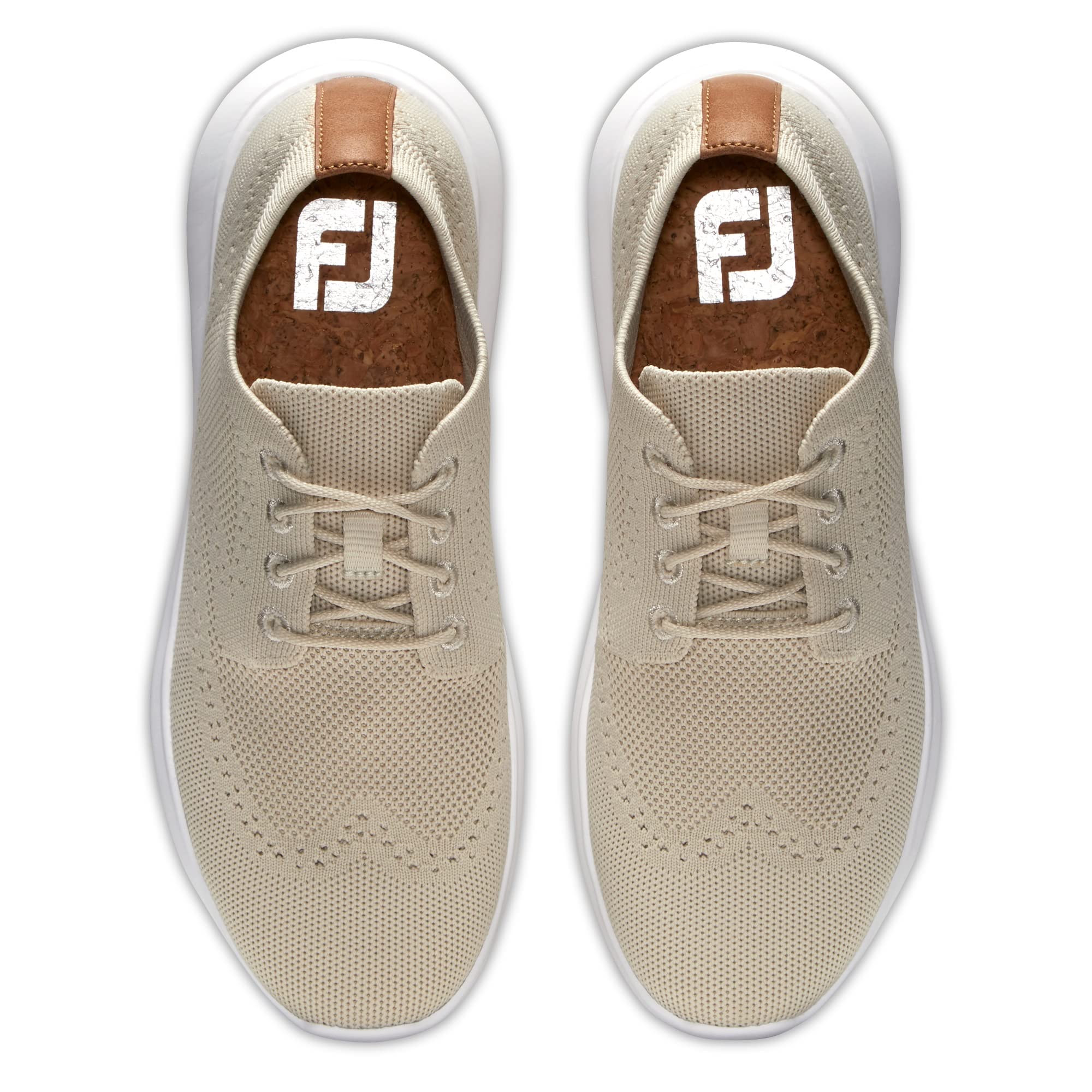 FootJoy Golf Ladies Flex LE2 Spikeless Shoes (Closeout) Latte Size 6 Wide