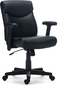 staples traymore luxura managers chair, black (53245)