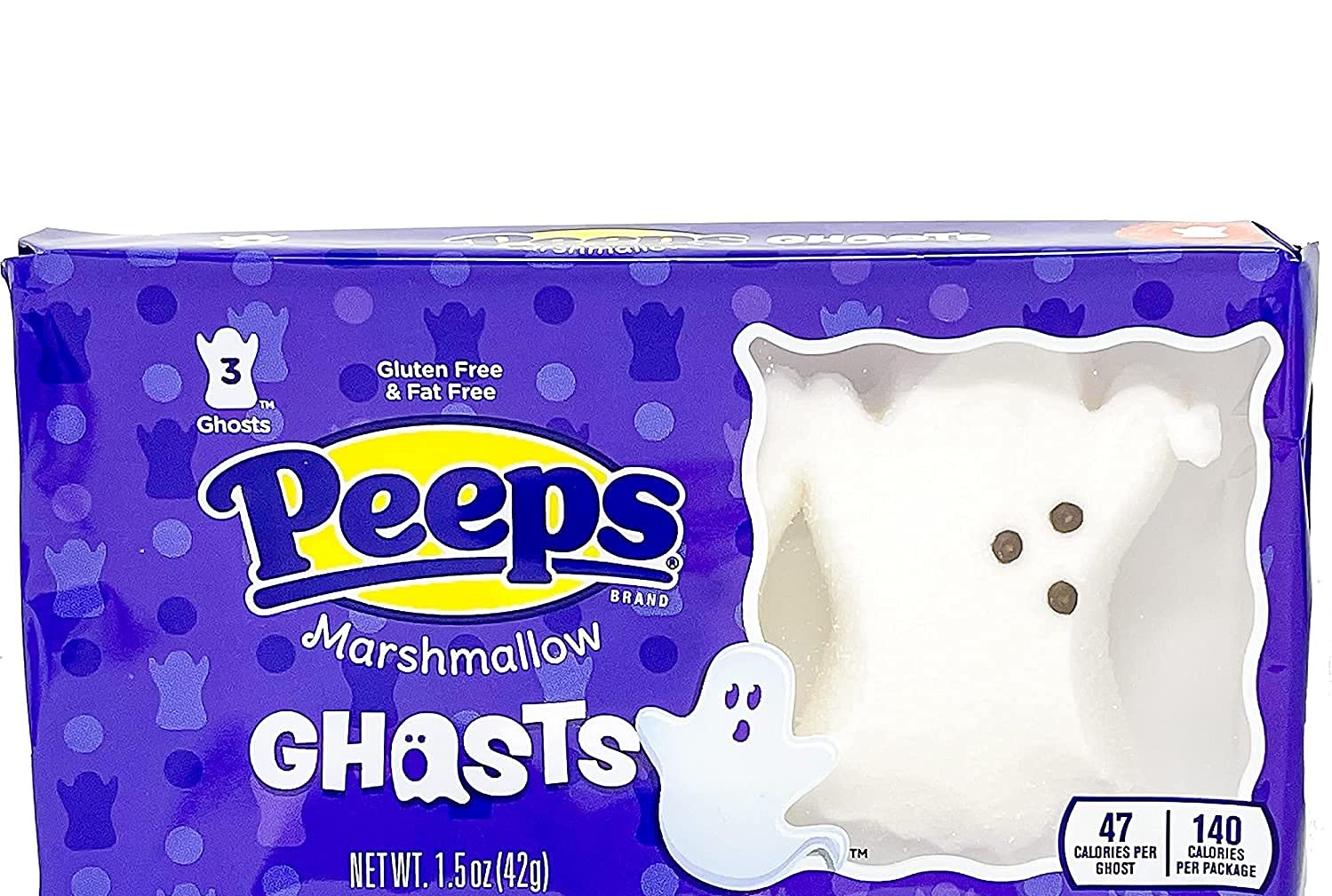 Halloween Peeps Candy Bundle - 4 Pack of Marshmallow Peep's - Perfect Halloween Candy, Fall Candy, Trick Or Treat Candy - Pumpkins, Monsters, Skulls, Ghosts - 7.5 Ounces