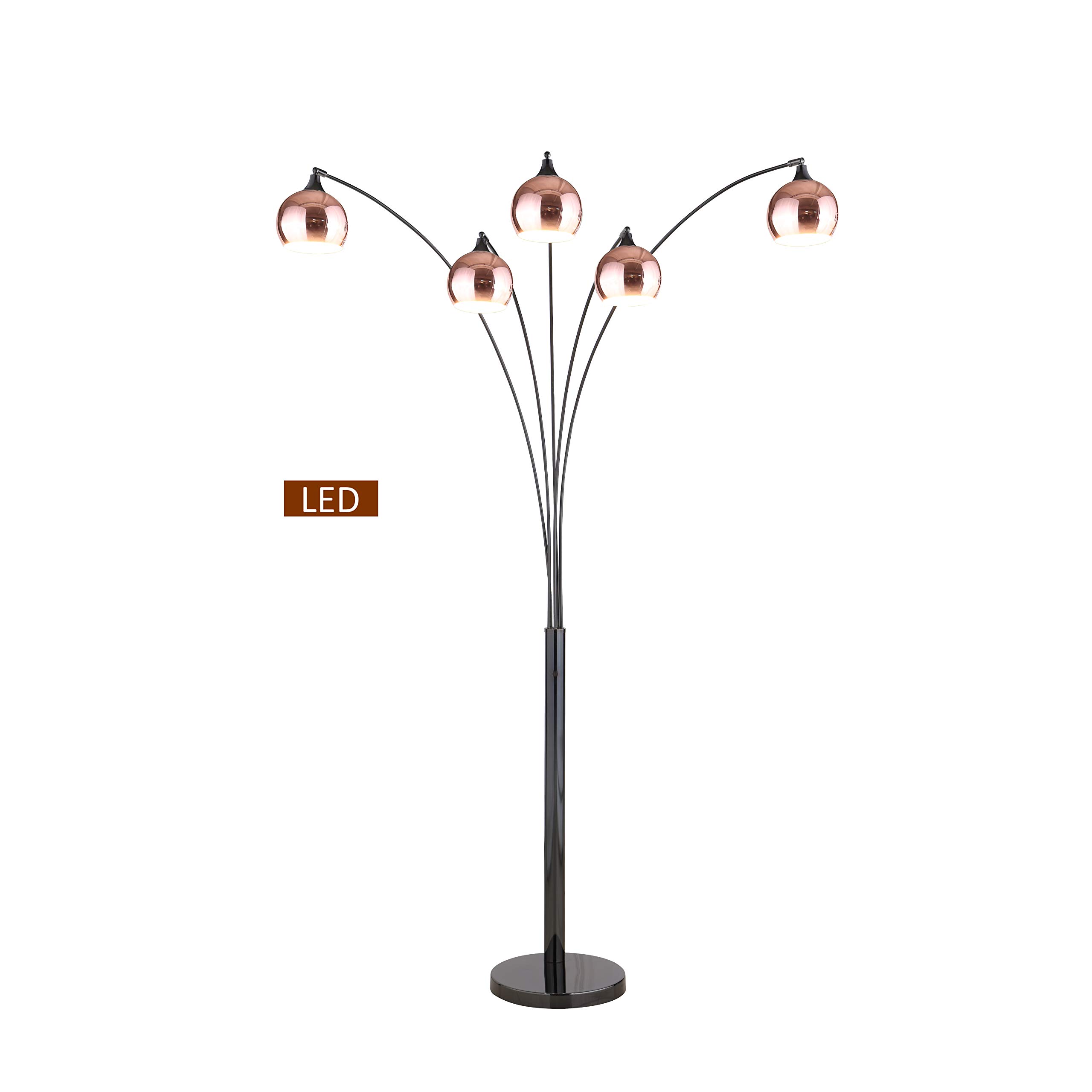 Artiva USA Amore 86" Two-Tone LED Floor Lamp with Dimmer 5000 Lumen