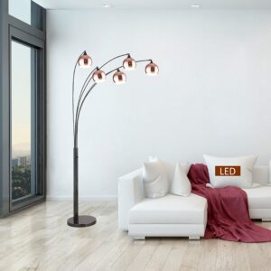 Artiva USA Amore 86" Two-Tone LED Floor Lamp with Dimmer 5000 Lumen