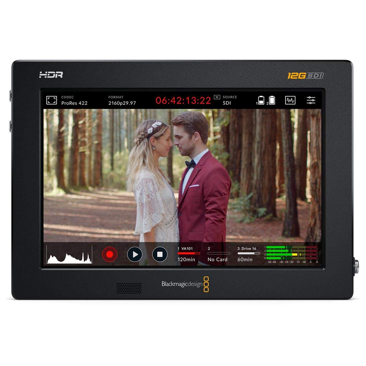 Blackmagic Design Video Assist 5" 12G-SDI HDMI HDR Recording Monitor