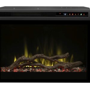 Dimplex 26 inch Multi-Fire XHD Pro Built-in Electric Fireplace with Acrylic Ice & Driftwood - Black, DF26DWC-PRO