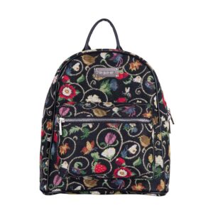 signare tapestry women backpack rucksack casual daypack with jacobean dream (dapk-jacob)