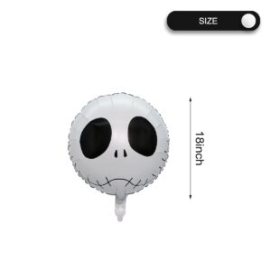 10 Pcs Halloween Skull Balloons - Halloween Party Decorations